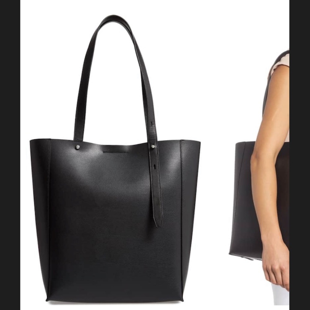 Rebecca Minkoff Stella Black Leather Tote